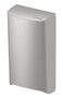 InfiniPod Unité féminine, poubelle, réceptable hygiénique pour serviettes et tampons usagés, Inox brossé, premium, design exclusif et élégant