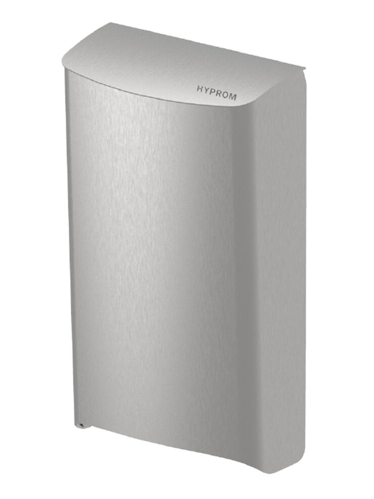 InfiniPod Unité féminine, poubelle, réceptable hygiénique pour serviettes et tampons usagés, Inox brossé, premium, design exclusif et élégant