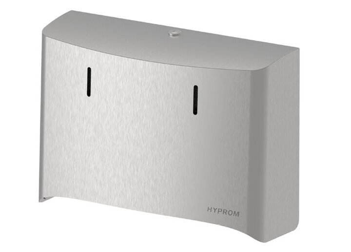 InfiniTwinJ distributeur de papier hygiénique à double rouleau, pour rouleaux Jumbo, grande capacité, design exclusif et élégant, Premium, en Inox brossé