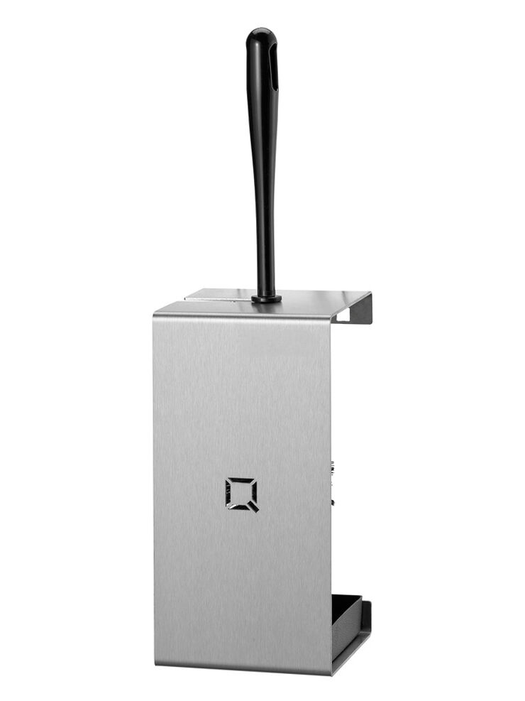 Qbrush Brosse WC pour toilette, en Inox brossé