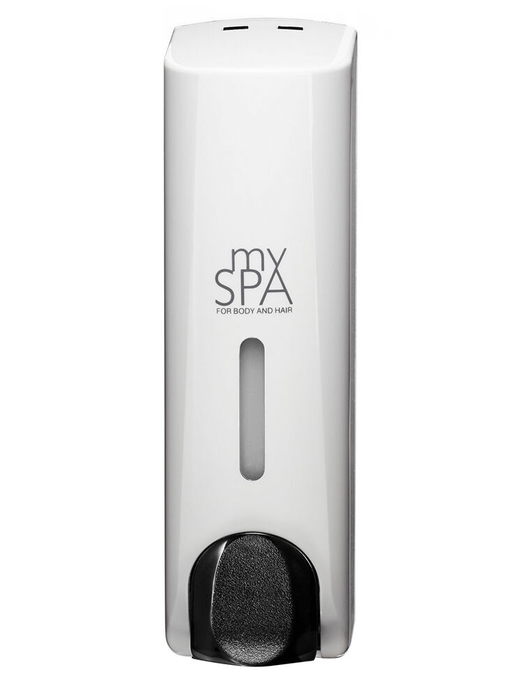 mySpa distributeur de savon liquide , 350 ml, pour l'hygiène des mains, pour la douche, 3 en 1, shampoo et body