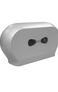 JumboTwin Mini distributeur de papier hygiénique , double rouleau, pour rouleaux Jumbo Mini Jumbo, compact
