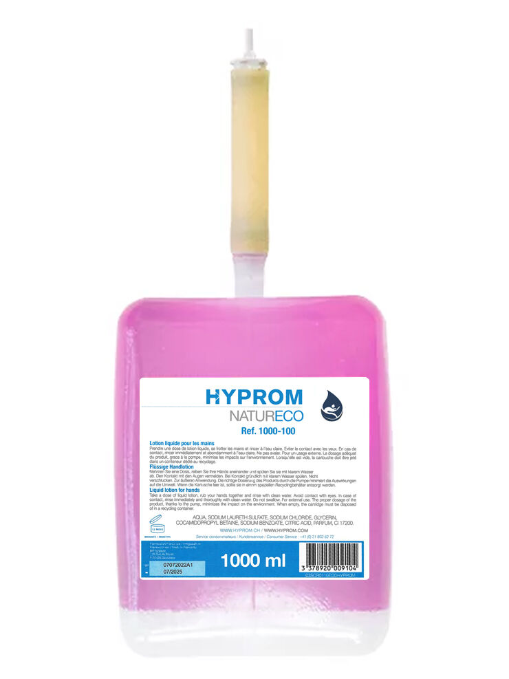 NaturEco liquid hand soap refill, perfumed, with Anti-drip, dosing pump