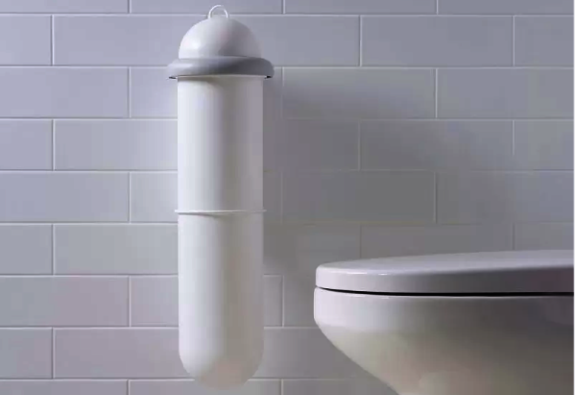 LadyPod Auto Unité féminine, poubelle réceptacle hygiénique pour serviettes et tampons usagés, sans contact