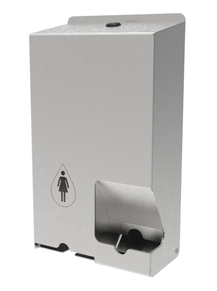 LadyBox Duet distributeur de serviettes et tampons duo, en Inox brossé