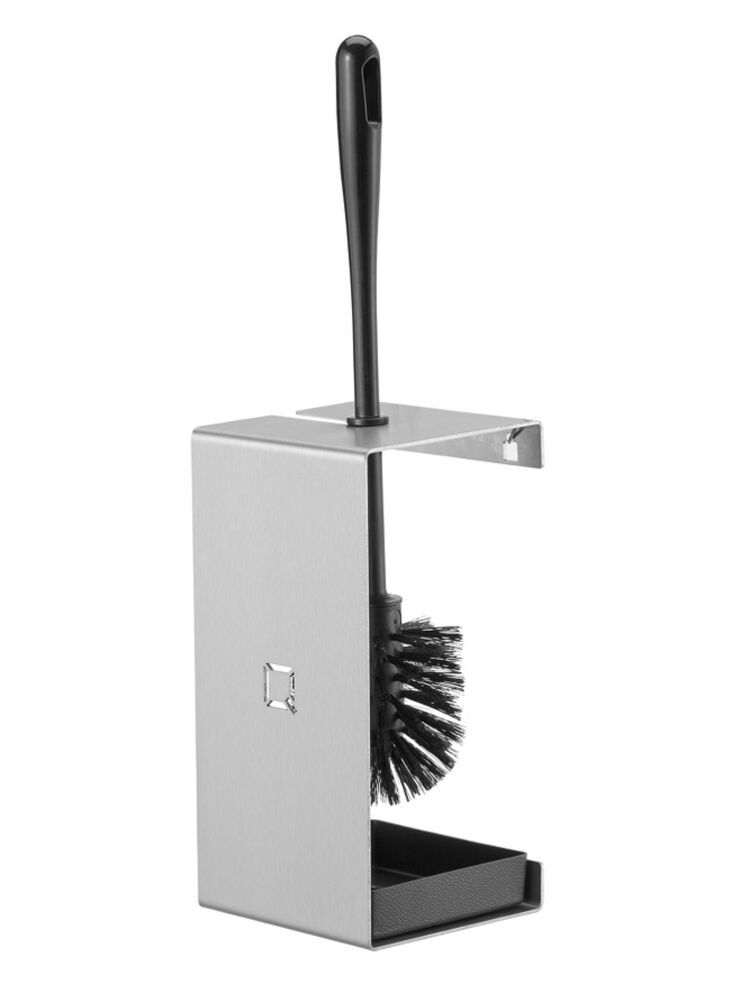 Qbrush Brosse WC pour toilette, en Inox brossé